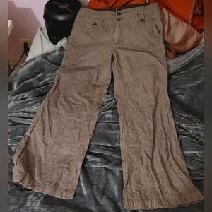 A.n.a Brand Womens Brown Wide Leg Pants Size 18 Ultra Tall